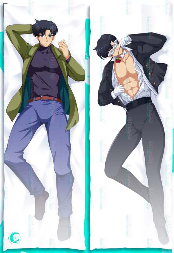 Mamoru Chiba & Tuxedo Mask Dakimakura Body pillow case